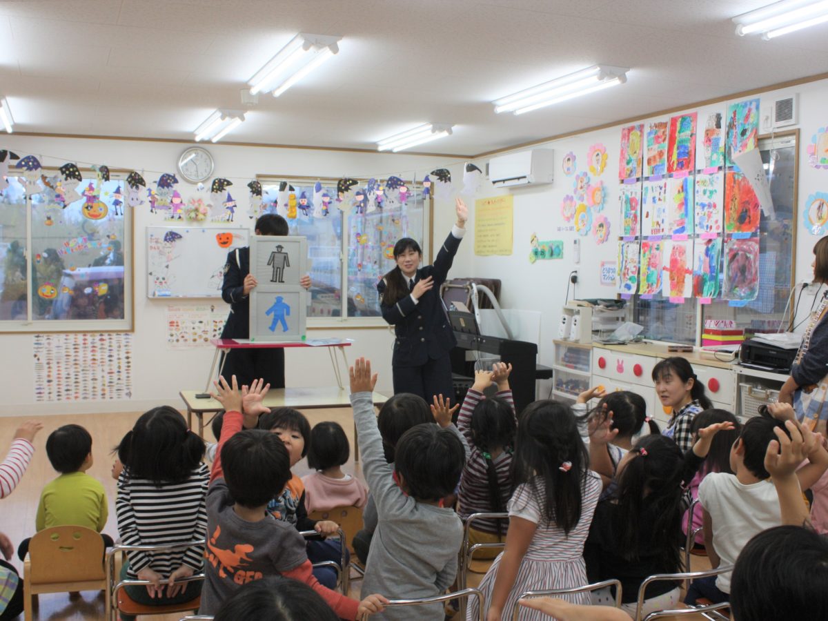 研究学園の交通量急増に危惧 天馬ちゃん通園の保育園で交通安全教室 ひき逃げ死亡事故受け