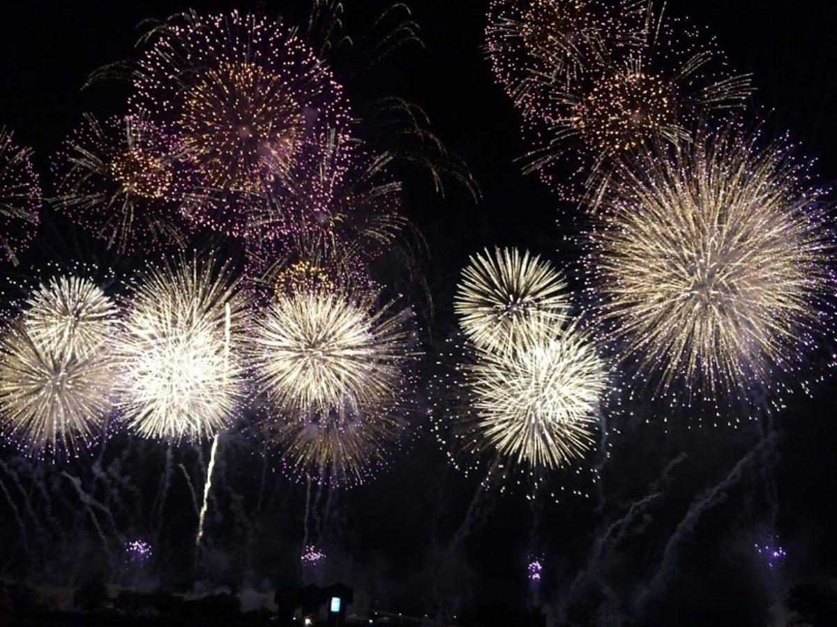 土浦の夜空を彩る花火競演 土浦花火大会