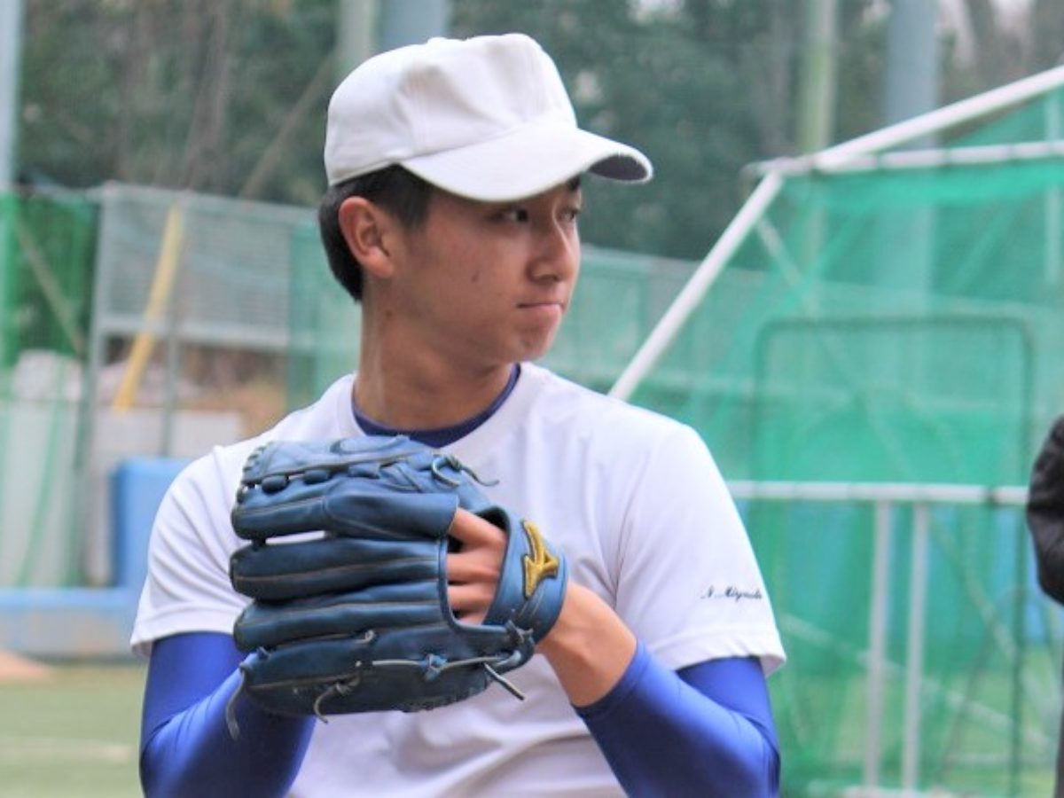 春のリーグ戦に向け意気込み 土浦一高出身 宮本直輝投手 東大野球部15年ぶり勝ち点1に貢献