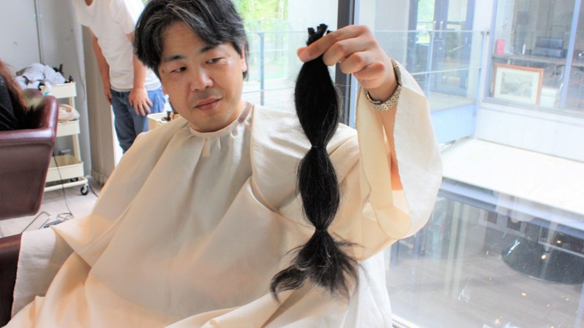 男だってヘアドネーション つくばで自立支援の浅井和幸さん
