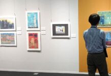 歴代入賞作品約100点を一堂に 土浦で「世界児童画展セレクション」