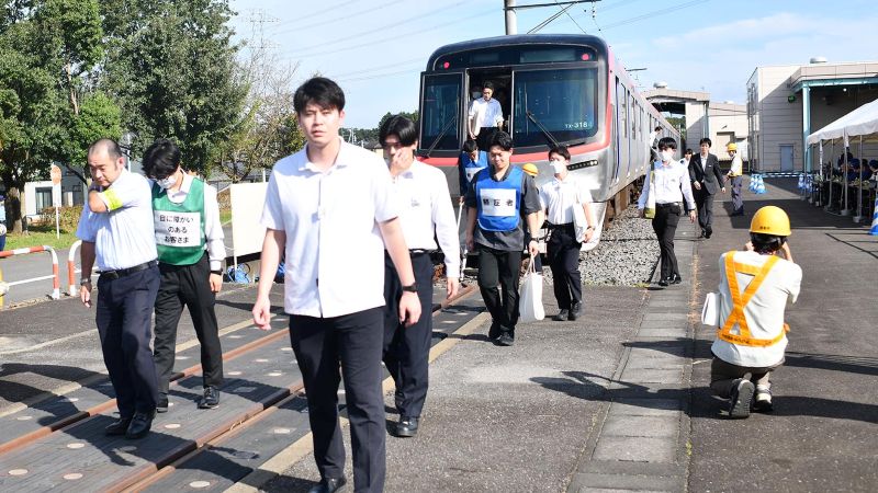 新たにモバイルバッテリーの発火想定も 大規模地震想定しTXが総合訓練